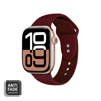 Crong Liquid - Strap for Apple Watch 38/40/41 mm (maroon)