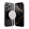 Etui Crong Clear MAG Pro do iPhone 15 Pro MagSafe Przezroczyste Black