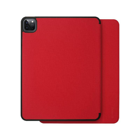 Crong FlexFolio – iPad Air 11” (2026-2024) / iPad Air 10.9” (5-4. generáció) / iPad Pro 11" (2022-2021) tok Apple Pencil-lel (piros)