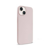 Etui Crong Color Cover do iPhone 14 / 13 Silikon Piaskowy Róż z Mikrofibrą