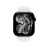 Pasek Crong Liquid do Apple Watch 49/46/45/44 mm Biały Silikonowy