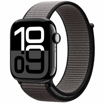 Crong Nylon - Cinturino Sport per Apple Watch 44/45/46/49 mm (Grigio Notte)