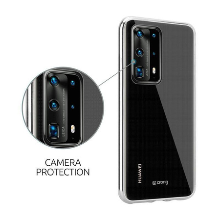 Etui Crong Crystal Slim Cover do Huawei P40 Pro Przezroczyste Plecki