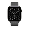 Crong Milano Steel - Edelstahlarmband für Apple Watch 38/40/41/42 mm (Graphit)