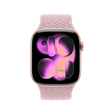 Crong Wave Band - Braided strap for Apple Watch 38/40/41/42 mm (pink)
