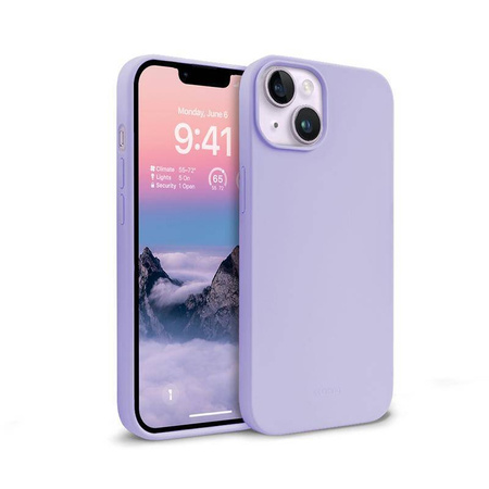 Crong Color Cover - Silikonhülle für iPhone 14 Plus (lila)