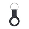 Crong Silicone Case with Key Ring - Protective Keyring Case for Apple AirTag (black)