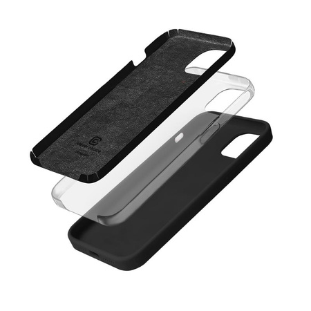 Crong Color Cover - iPhone 15 Hülle (Schwarz)
