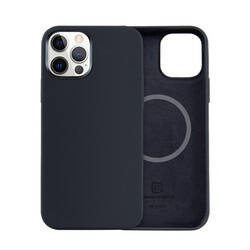 Μαγνητική θήκη Crong Color Cover - iPhone 12 Pro Max MagSafe Case (μαύρο)
