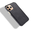 Etui Crong Essential Cover do iPhone 11 Pro Skórzane Czarne Plecki
