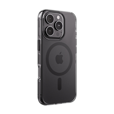 Etui Crong Clear MAG Pro do iPhone 16 Pro Max MagSafe Przezroczyste Black