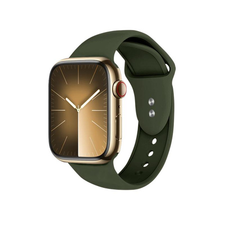 Crong Liquid - Řemínek pro Apple Watch 38/40/41 mm (zelený)