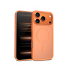 Crong Hybrid Matte Magnetic - MagSafe калъф за iPhone 17 Pro (оранжев)