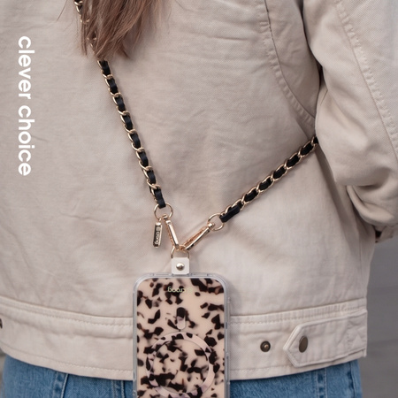 Crong Phone Crossbody - Handy-Umhängeband (Black Twist)