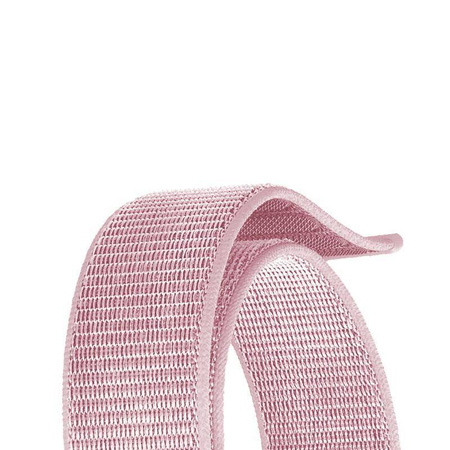 Pasek Crong Nylon do Apple Watch 42/41/40/38 mm Powder Pink Nylonowy