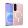 Etui Crong Hybrid MATTE™ Magnetic do Samsung Galaxy A57 MagSafe Różowe Wytrzymałe