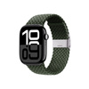 Crong Wave Band – Correa trenzada para Apple Watch 44/45/46/49 mm (verde)