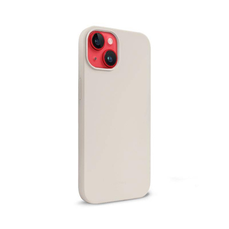 Crong Color Cover Magnetic - Silikonhülle mit MagSafe für iPhone 14 Plus (steinbeige)