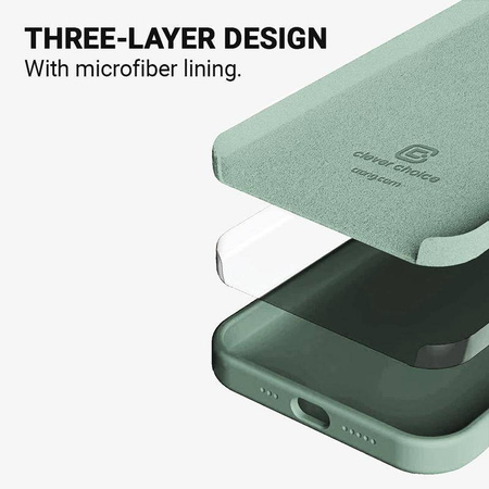 Crong Color Cover - Silicone Case for iPhone 13 Pro (Mint)