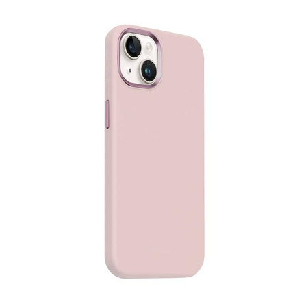 Crong Color Cover LUX Magnetic - Θήκη MagSafe για iPhone 15 (ροζ)