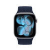 Crong Wave Band - Braided strap for Apple Watch 38/40/41/42 mm (navy blue)