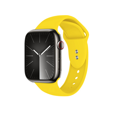 Crong Liquid - Strap for Apple Watch 42/44/45/49 mm (yellow)