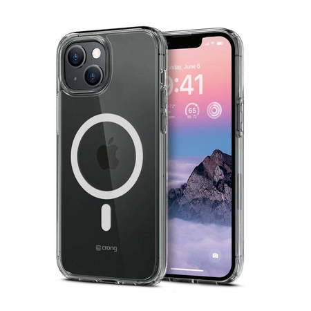 Carcasă Crong Clear MAG - Carcasă MagSafe pentru iPhone 14 Plus (Transparentă)