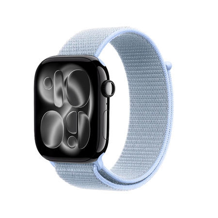Crong Nylon - Спортна каишка за Apple Watch 38/40/41/42 мм (студено синя)