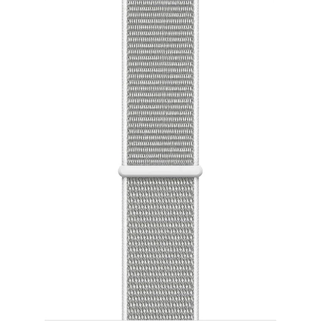 Correa deportiva Crong de nailon para Apple Watch de 44/45/46/49 mm (gris plateado)