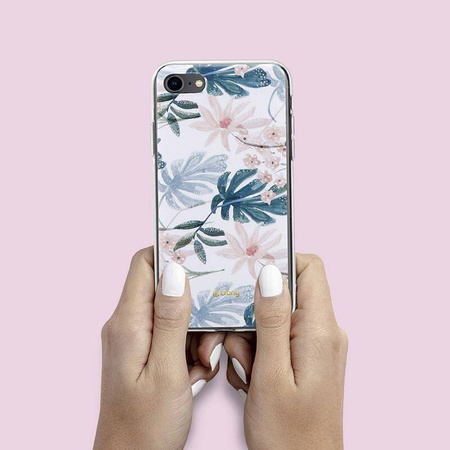 Crong Flower Case - pouzdro pro iPhone SE / 8 / 7 (vzor 01)