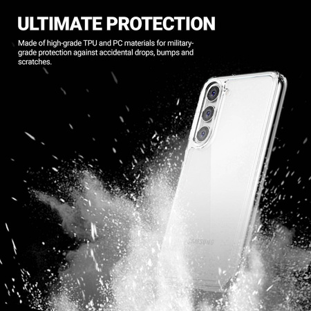 Etui Crong Crystal Shield Cover do Samsung Galaxy S23 Przezroczyste Plecki