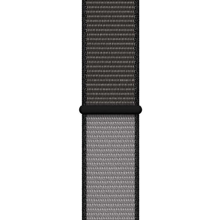 Crong Nylon - Sport Band for Apple Watch 44/45/46/49 mm (Night Grey)
