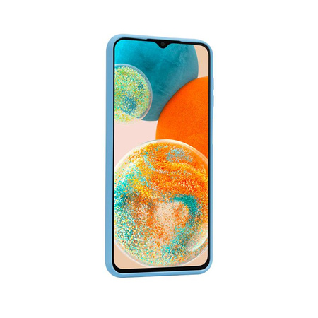 Etui Crong Color Cover do Galaxy A23 5G Silikonowe Niebieskie Plecki