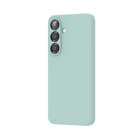Etui Crong Color Cover do Samsung Galaxy S25 Silikonowe Zielone Plecki