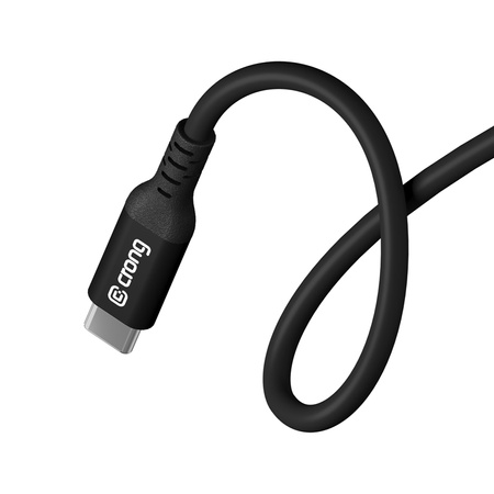 Crong Soft Link - Kabel 100W PD 5A USB-C do USB-C 200cm (czarny)