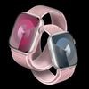 Correa deportiva Crong de nailon para Apple Watch de 38/40/41/42 mm (rosa empolvado)