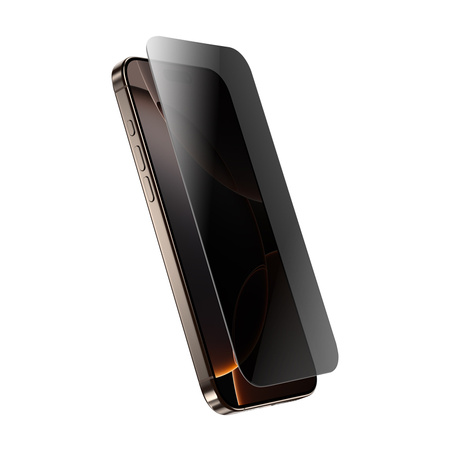 Crong Privacy 3D Armor Glass - Tempered Privacy Glass iPhone 17 Pro Max / iPhone 16 Pro Max