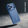 Funda Crong Hybrid MATTE™ Magnetic para iPhone 18 Pro Max / 17 Pro Max MagSafe Azul