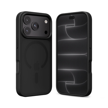 Crong Hybrid Matte Magnetic - MagSafe Case iPhone 18 Pro / 17 Pro (Black)