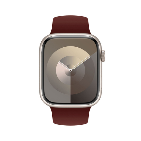 Crong Liquid - Řemínek pro Apple Watch 38/40/41 mm (vínový)