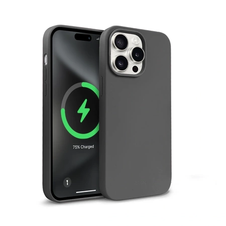 Crong Color Cover Magnetic - iPhone 15 Pro MagSafe Hülle (Titan)
