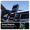 Funda Crong Hybrid Matte Magnetic - MagSafe para iPhone 17 Pro (azul marino)