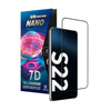 Crong 7D Nano Flexible Glass - 9H Hybridglas für den gesamten Bildschirm des Samsung Galaxy S22