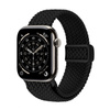 Crong Wave Band - Braided strap for Apple Watch 44/45/46/49 mm (black)