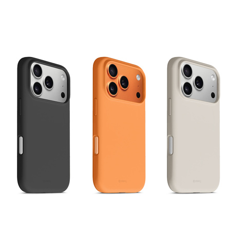 Etui Crong Color Cover Magnetic do iPhone 17 Pro Max MagSafe Czarne Plecki