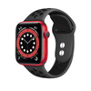 Crong Duo Sport - Řemínek pro Apple Watch 38/40/41 mm (šedý/černý)