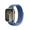 Crong Nylon - Opaska sportowa do Apple Watch 44/45/46/49 mm (Ocean Blue)
