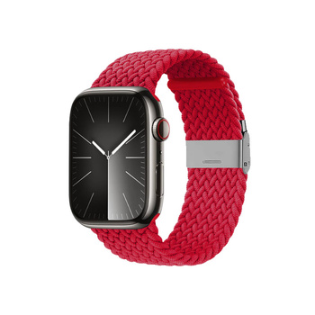 Crong Wave Band - Πλεκτό λουράκι για Apple Watch 38/40/41 mm (κόκκινο)
