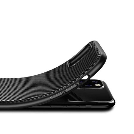 Crong Prestige Carbon Cover - iPhone 11 Pro Max Case (black)