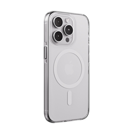 Etui Crong Clear MAG Pro do iPhone 15 Pro MagSafe Przezroczyste Plecki